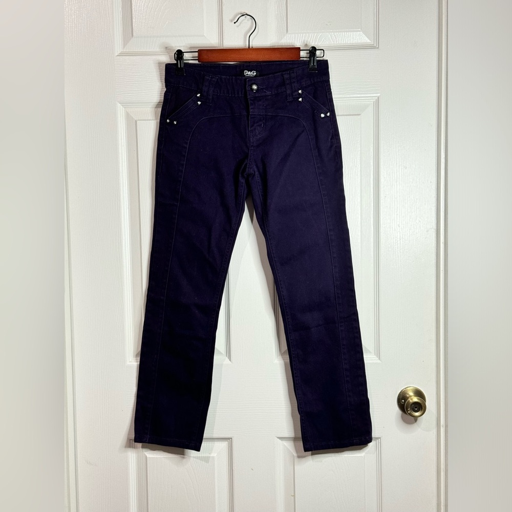 Dolce & Gabbana Vintage Purple Denim Pants Size 28